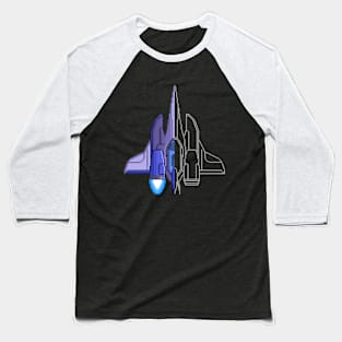 PIxel Art Proto Spaceship Baseball T-Shirt